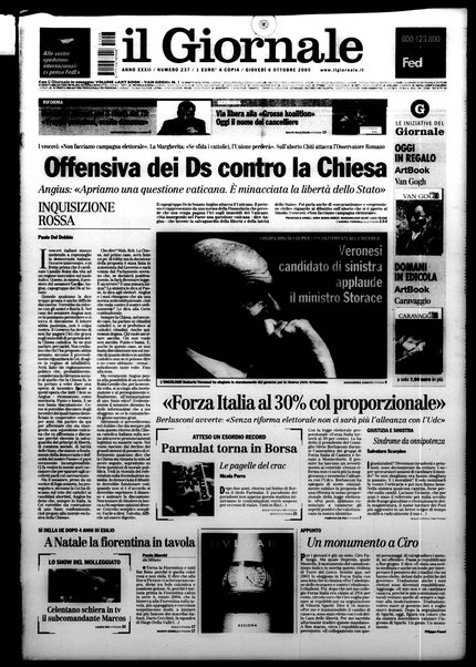 Il giornale : quotidiano del mattino